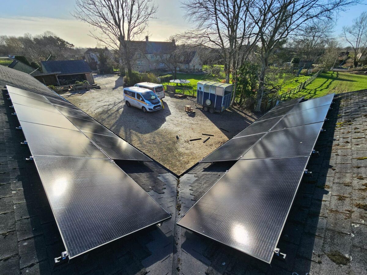 Solar panels and Battery storage
